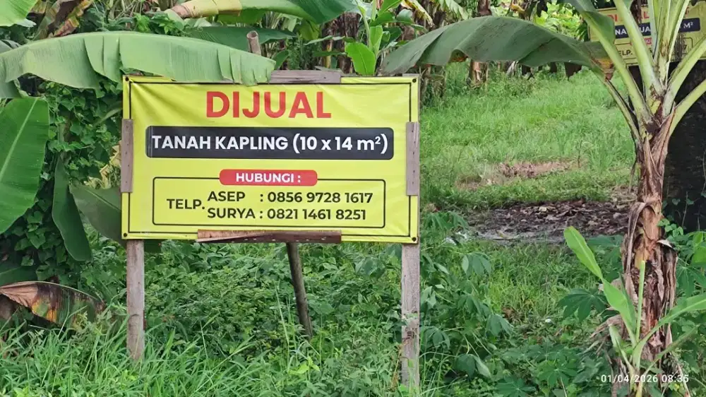 DIJUAL samping tanah prov pinggir jalan cilebar karawang