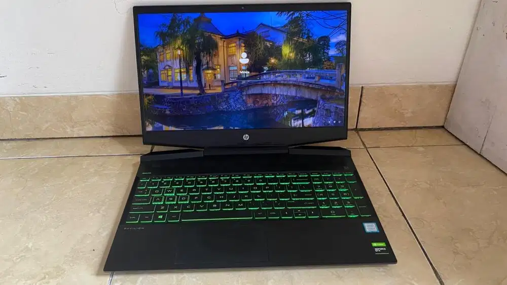 Dijual HP pavilion Gaming 15 + i7 9750 + GTX 1660 Ti + RAM 16gb + 1 TB