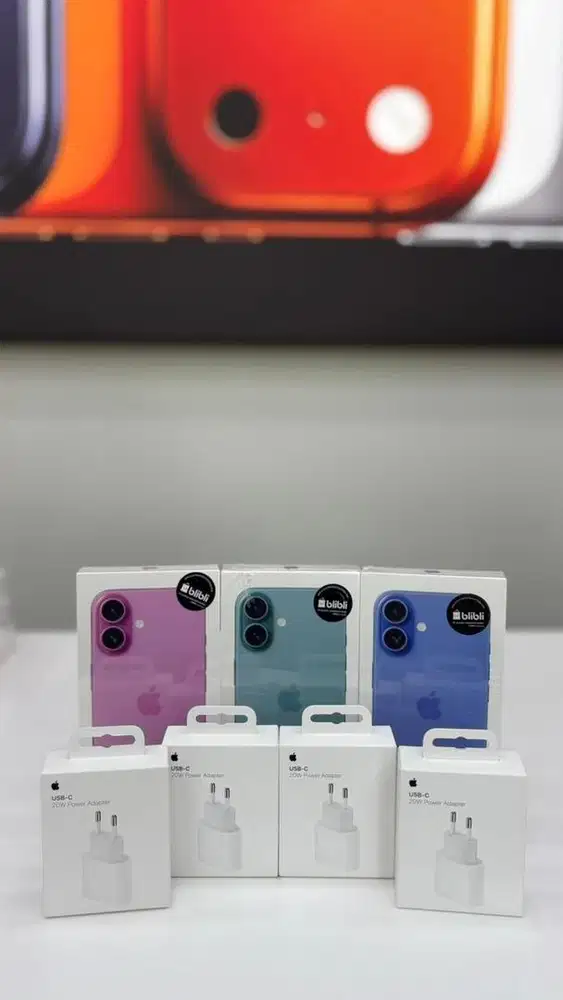 iPhone 16 128 segel new asuransi 12 bulan