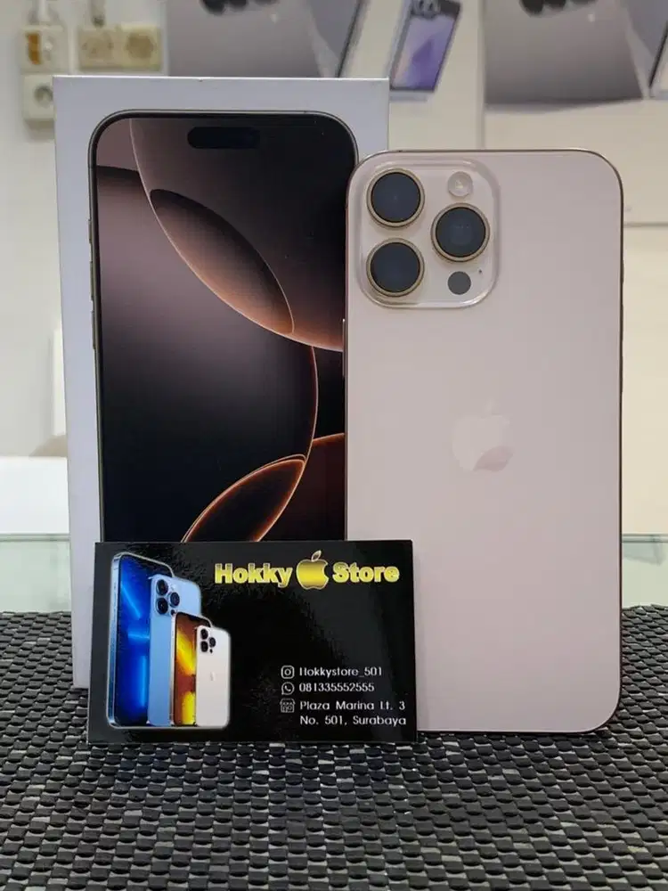 Iphone 16promax/256gb Desert titanium garansi resmi Agustus bh 100%