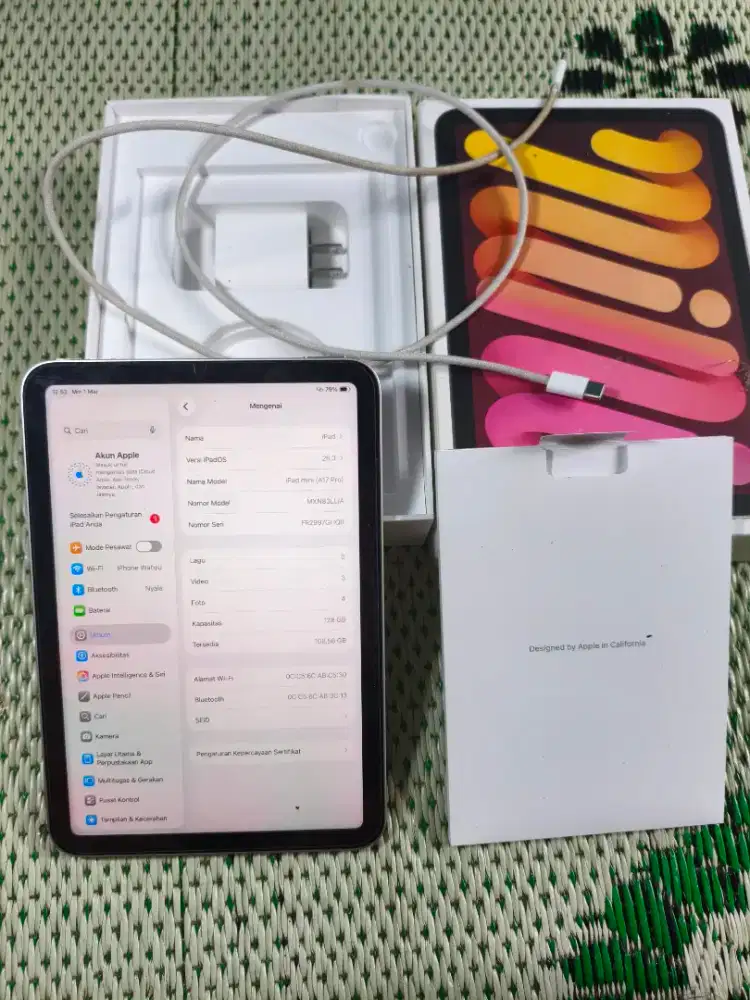 Ipad mini 7 garansi on Desember 2026