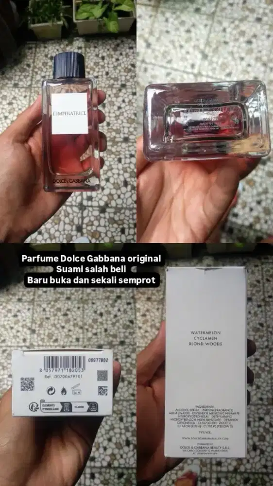 Parfume Dolce Gabbana original