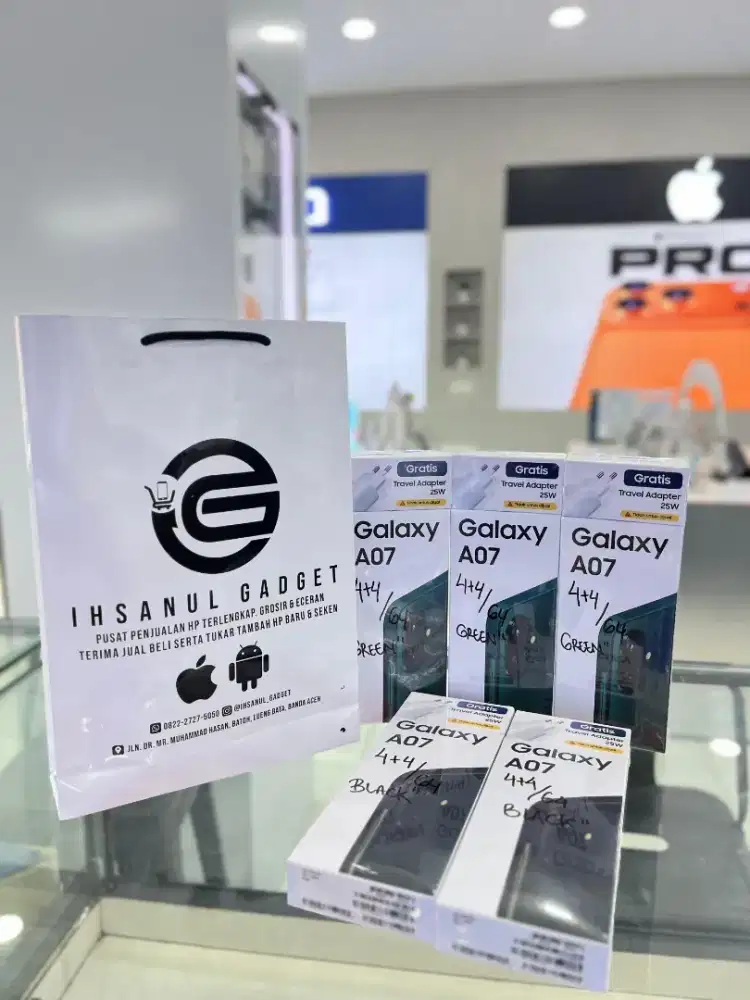 SAMSUNG A07 RAM 4+4/64 GB GRATIS CASING