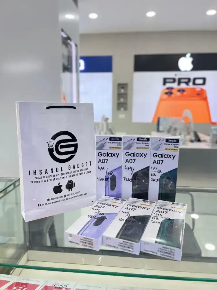 SAMSUNG A07 RAM 4+4/128 GB GRATIS CASING