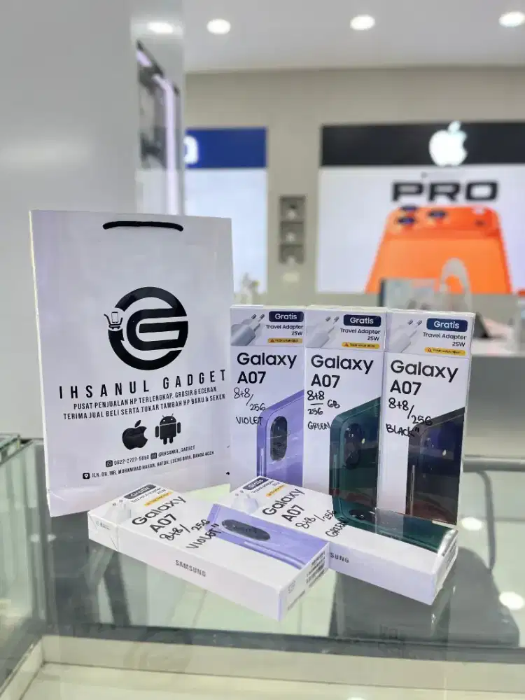 SAMSUNG A07 RAM 8/256 GB GRATIS CASING