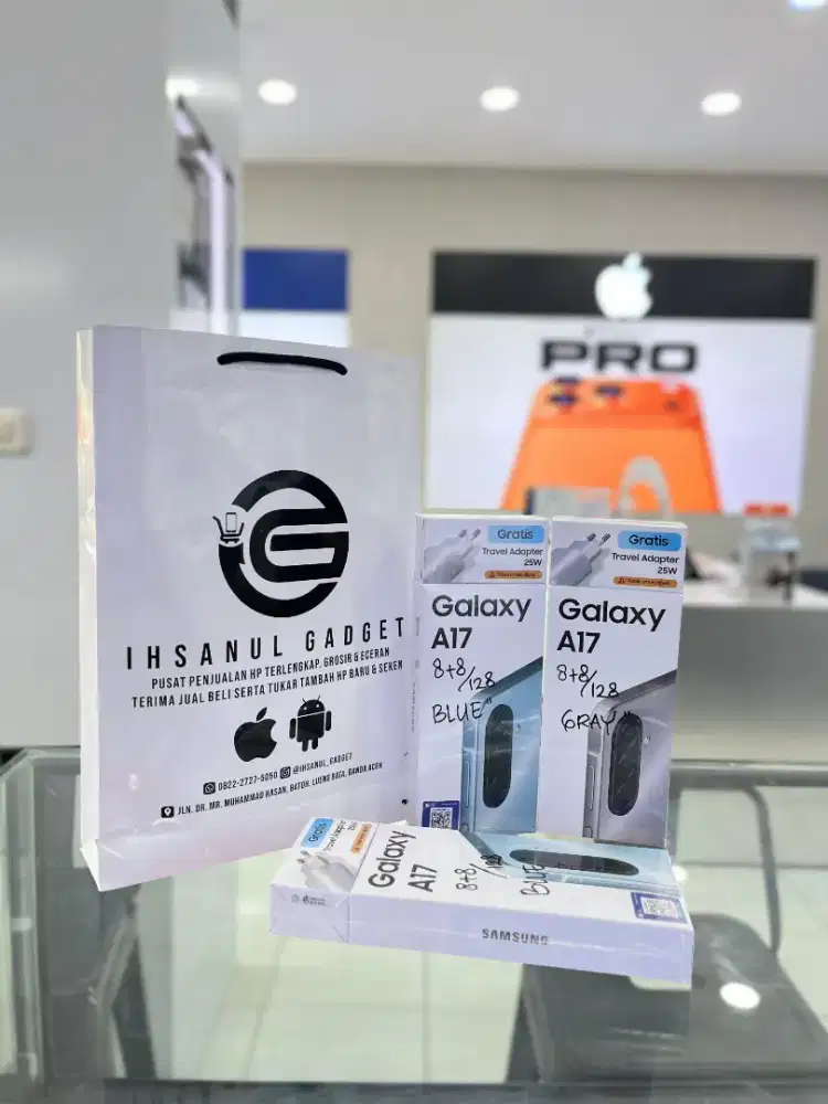 SAMSUNG A17 RAM 8+8/128 GB GRATIS CASING