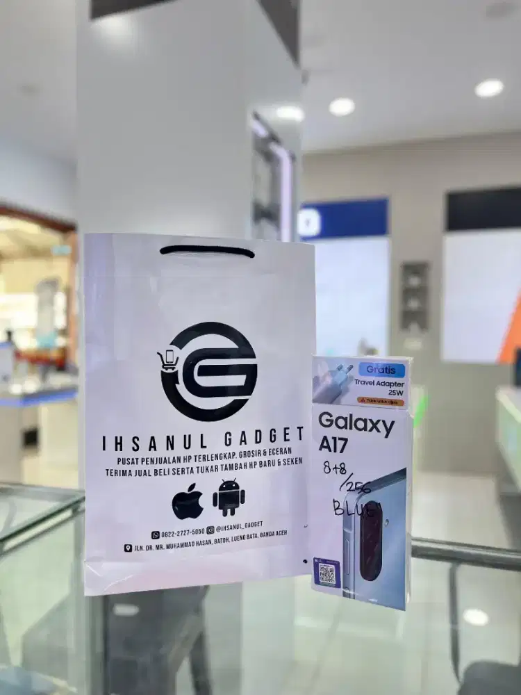 SAMSUNG A17 RAM 8+8/256 GB GRATIS CASING