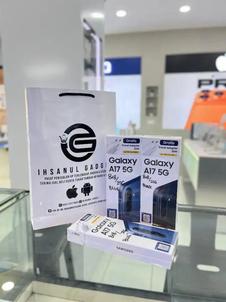 SAMSUNG A17 5G RAM 8+8/256 GB GRATIS CASING