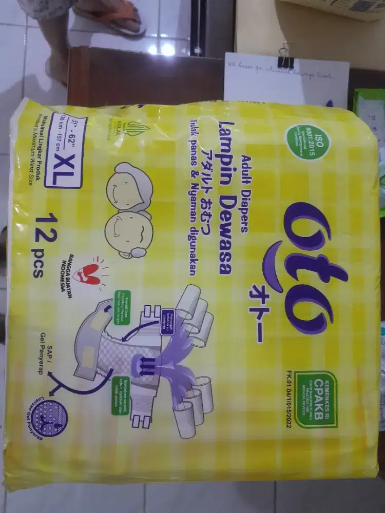 2 pak pamper kretek kondisi baru bungkus tersegel