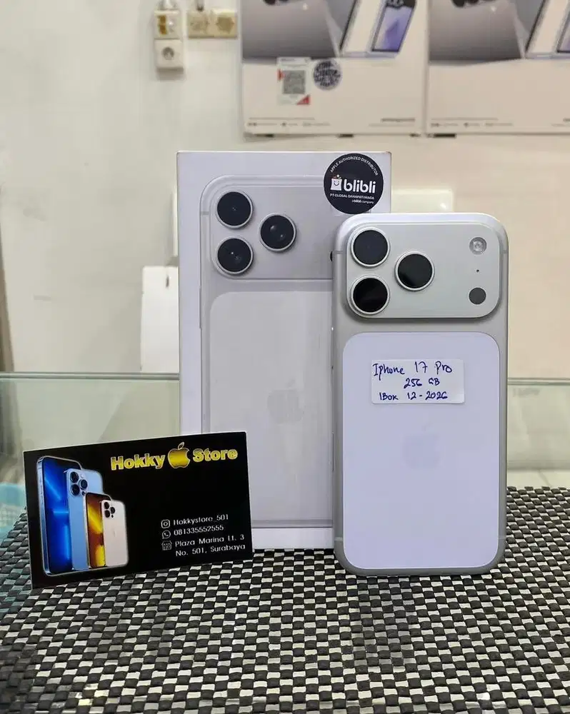 Iphone 17pro/256gb Silver garansi ibox desember 2026 bh 100%