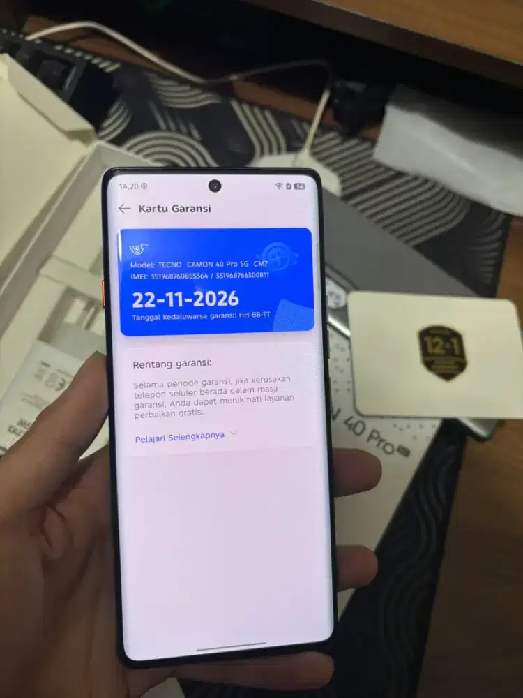 TECNO CAMON 40 PRO 5G 8/256 mulus!