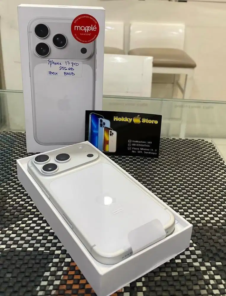 Iphone 17pro/256gb Silver garansi ibox februari 2027 cc 0
