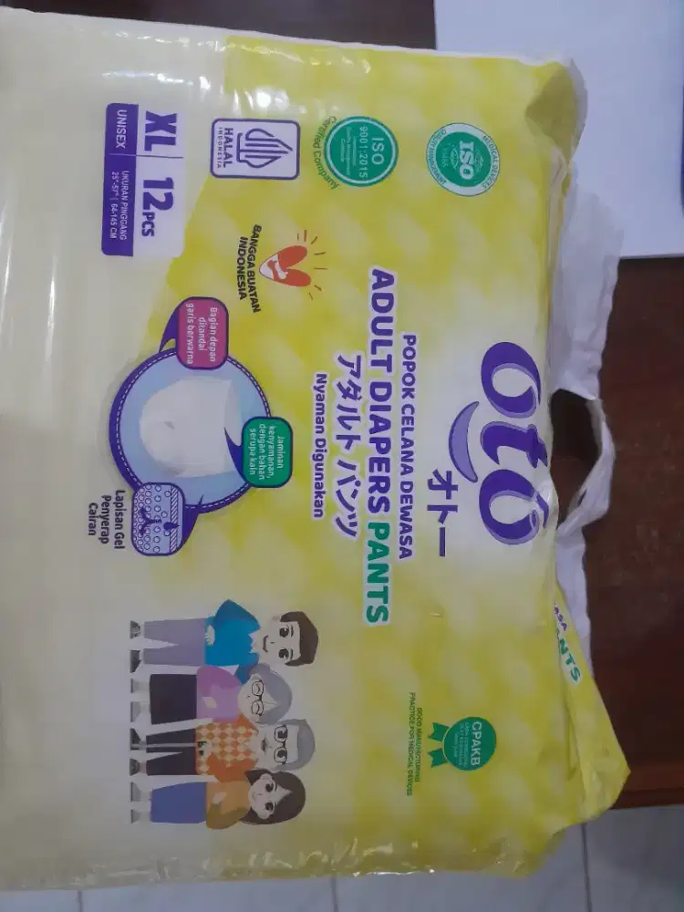 1 bungkus pamper celana kondisi baru masih tersegel