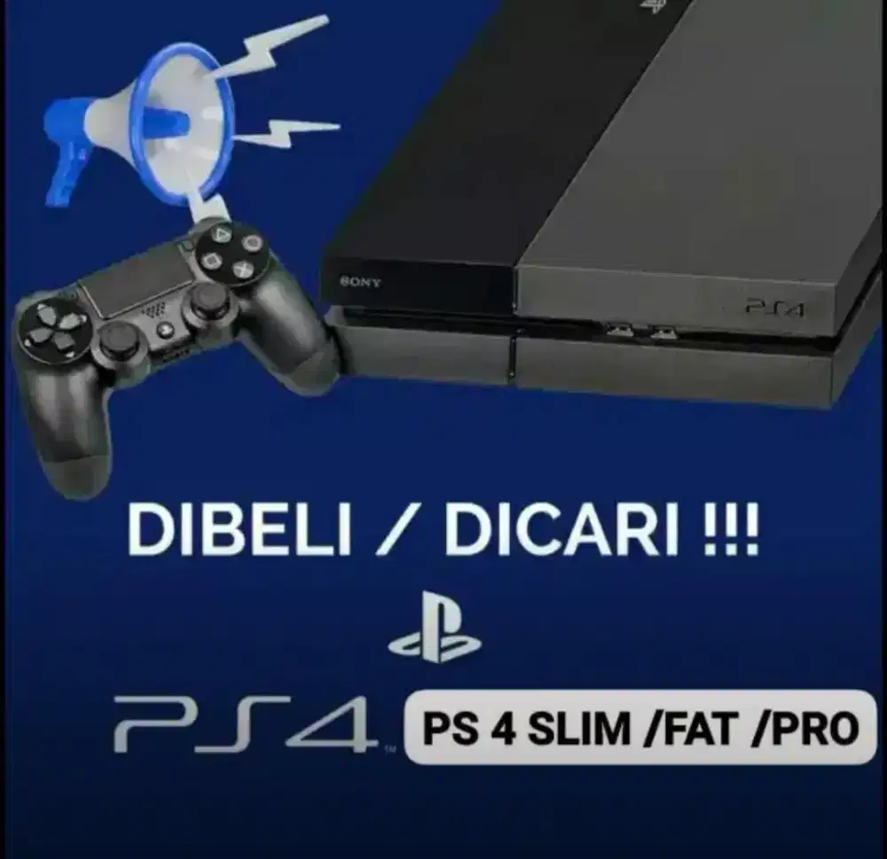 Yang mau jual ps4 slim / ps 4 pro fat playstation 4 saya ingin beli ps
