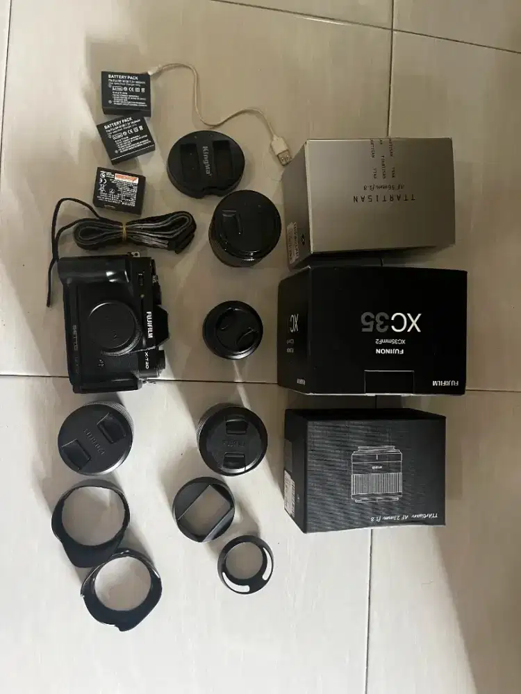 fujifilm xt20 + 4 lensa + bonus