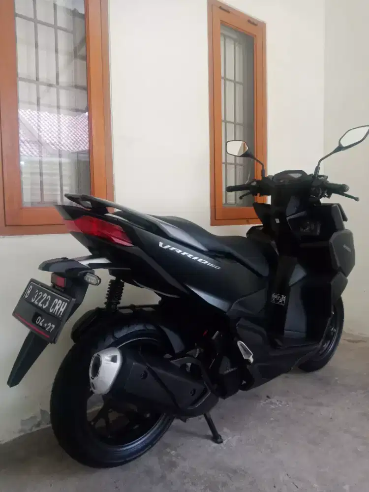 NEW HONDA VARIO 160 KEYLESS HITAM DOFF PAJAK HIDUP FULL ORI