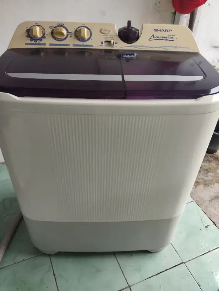 Mesin Cuci Sharp Es-T95CL. 2 Tabung (9kg)
