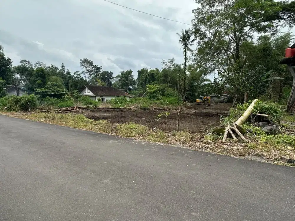 Tepi Jalan Aspal, Tanah Pekarangan Di Selomartani Kalasan