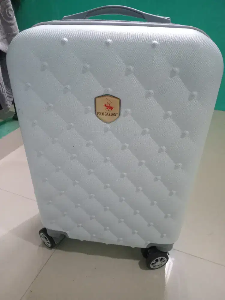 Koper Polo Garden White Luxury - Hardcase 20/24 Inch Mulus!