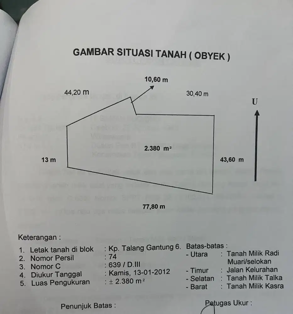 JUAL TANAH CIREBON PLANGON (MURAH)