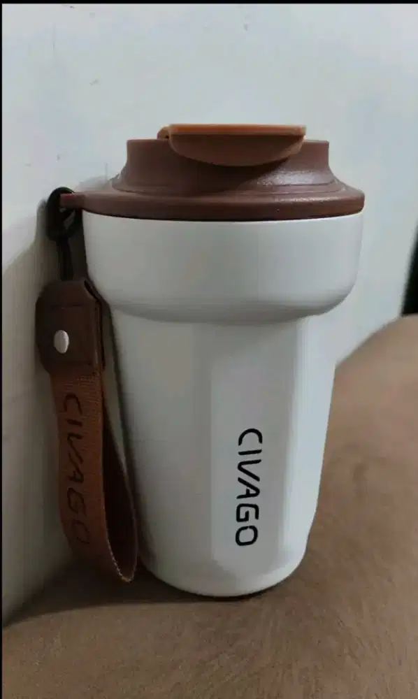 Tumbler Civago Warna Cokelat 385ml