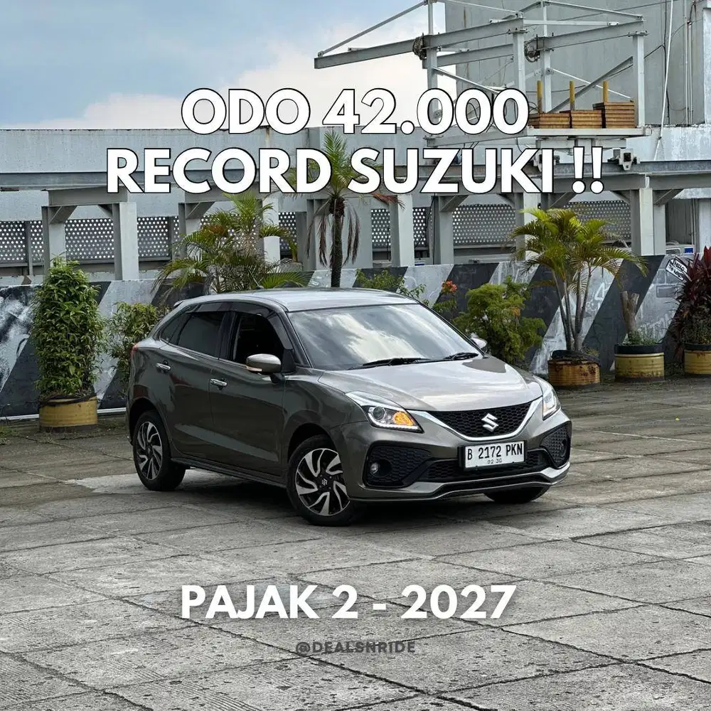 KM 42.000 ANTIKKK !! PAJAK 2/2027 SUZUKI BALENO HATCHBACK 2019 MULUS
