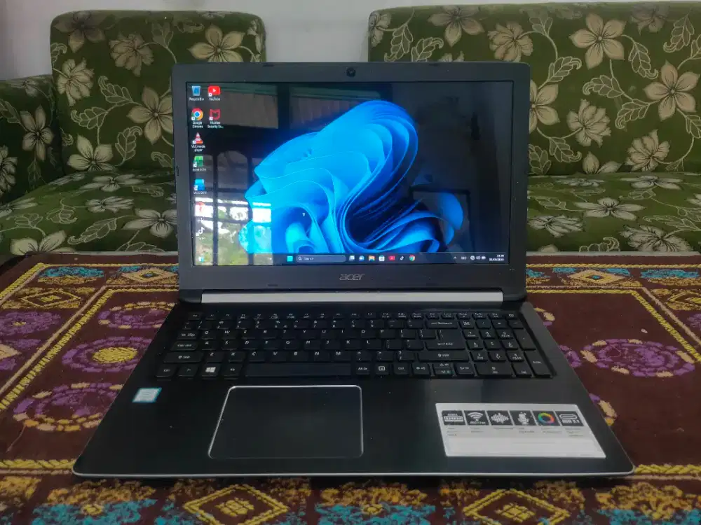 Laptop ACER ASPIRE A515 Core i3-6006U / Ram 8 / Hdd 500GB