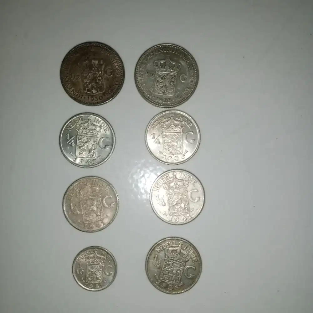 Koin gulden 1/8,1/4,1/2