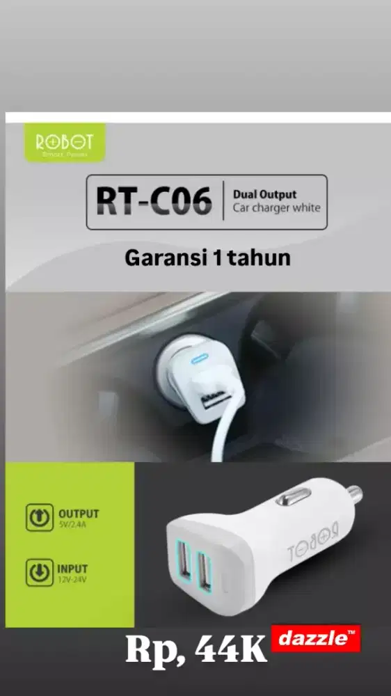 Sv robot  RT k9S 2,4A dual port USB to micro