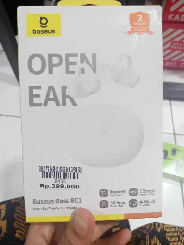 TWS BASEUS BASS BC1 OPEN EAR| ATLANTIS DAHSYAT