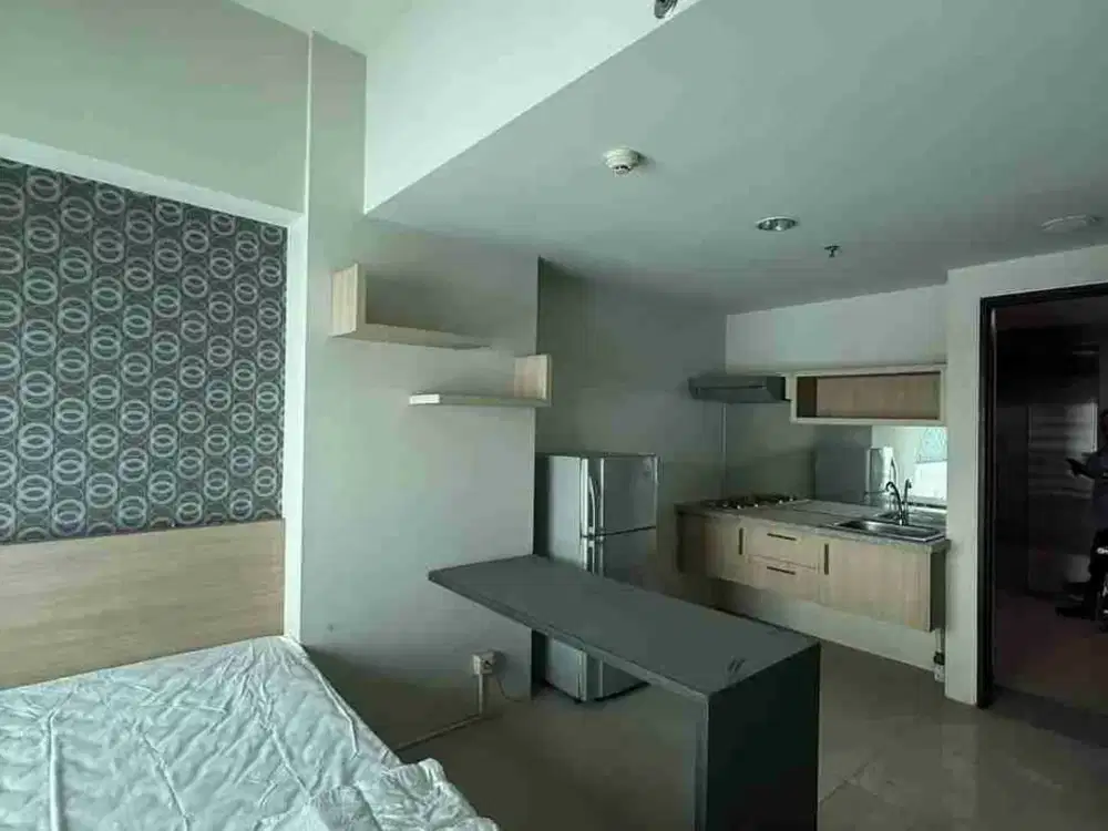 THE SQUARE FULL FURNISH ‼️ Apartemen Studio Lantai 10 dekat Kampus Petra Siwalankerto Surabaya Selatan