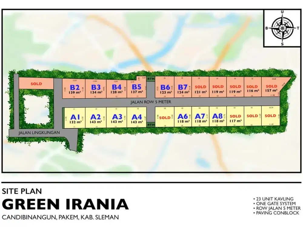 Tanah Candibinangun Pakem , Dekat Rs Panti Nugroho