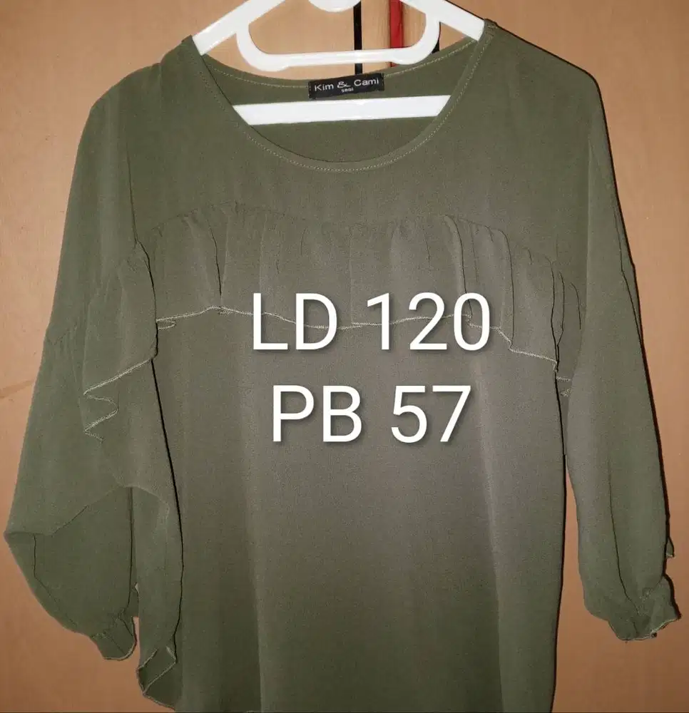 Atasan blouse Wanita Crop