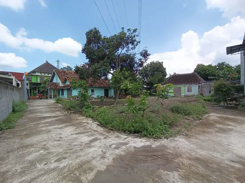 Tanah Kavling Sleman Pecah SHM Lingkungan Asri Dekat Masjid