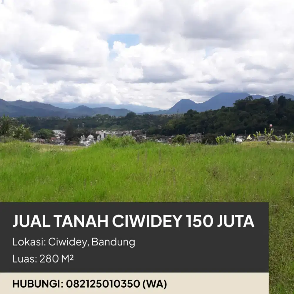 Dijual Cepat Tanah Murah 20 Tumbak Ciwidey Bandung