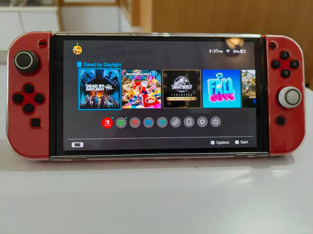 Switch Oled Mario Edition Fullset OFW