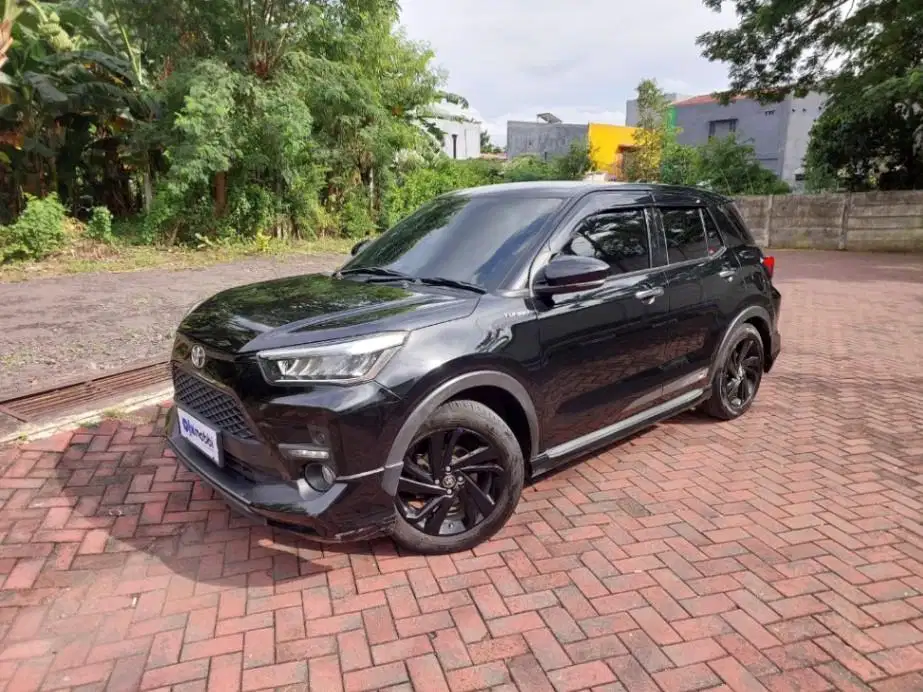 DP MURAH Raize 1.0 T GR SPORT One Tone Bensin-AT-2021 HITAM EX