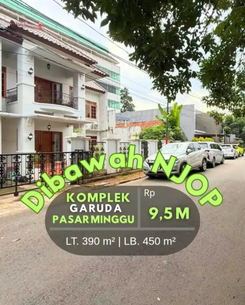 Rumah dibawah NJOP dalam Komplek Garuda Kalibata