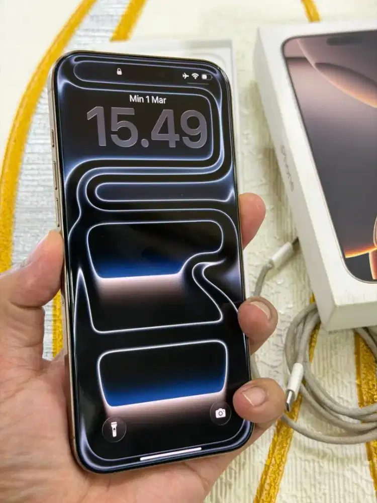 Iphone 16 Pro Max 256GB Fullset Like New Original Inter Cukai