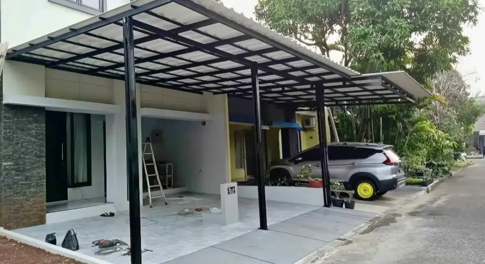 Pasang kanopi dan garasi baja ringan