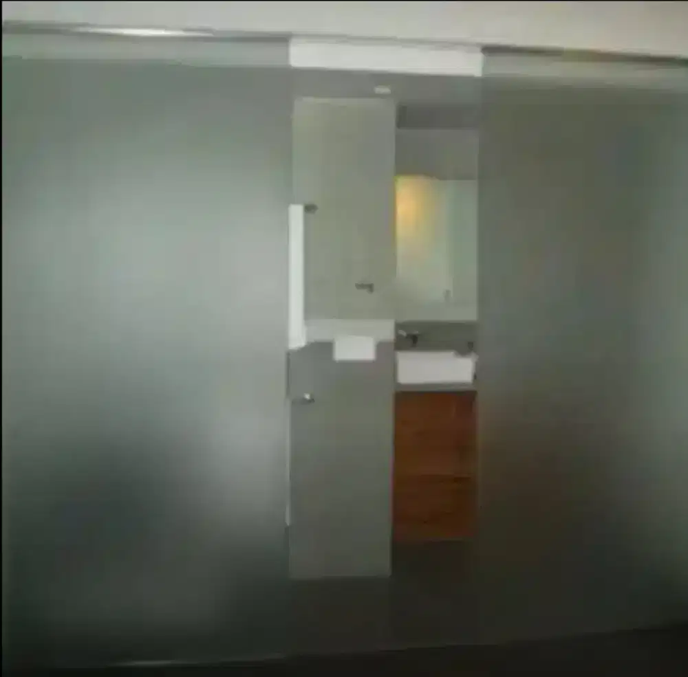 Kamar mandi pasang stiker sanblas kaca film kaca lebih terjaga