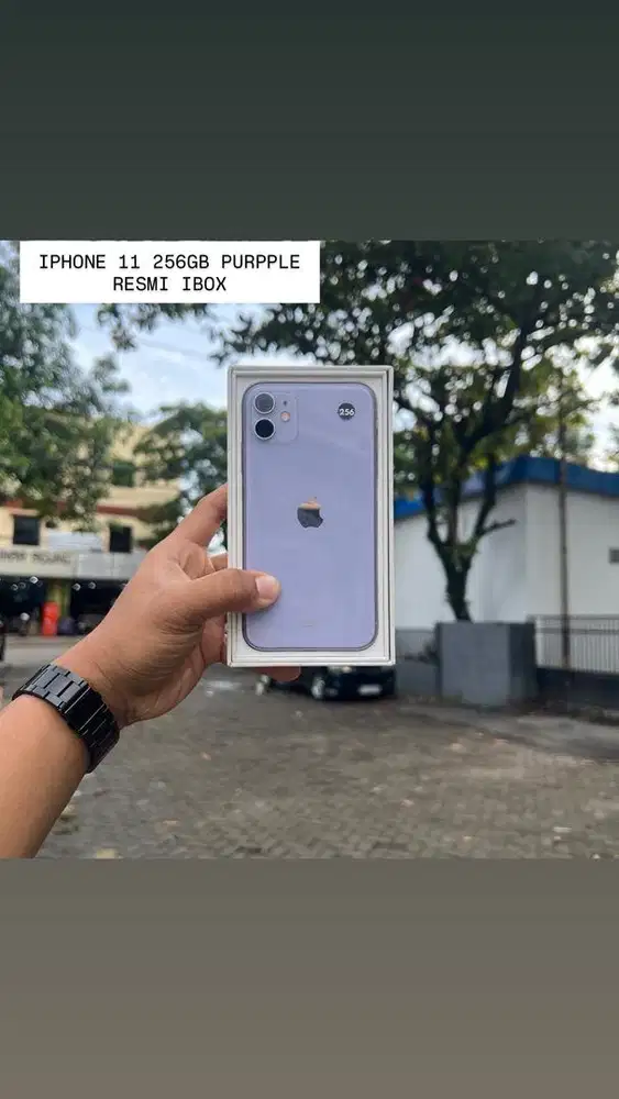 iPhone 11 256GB Purpple resmi ibox
