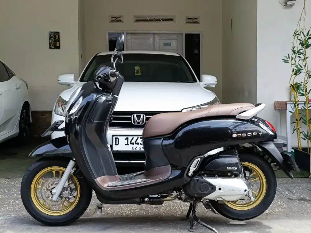 Scoopy prestige tahun 2021 keyless/tt boleh gan cash lebih bagus