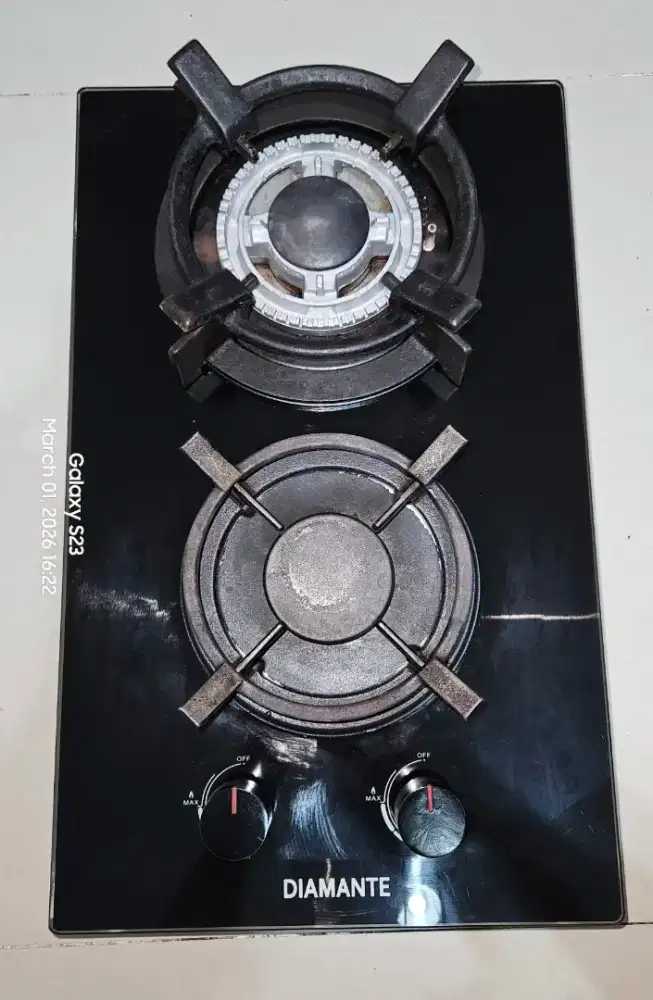 Kompor Tanam  2 Tungku Apartemen