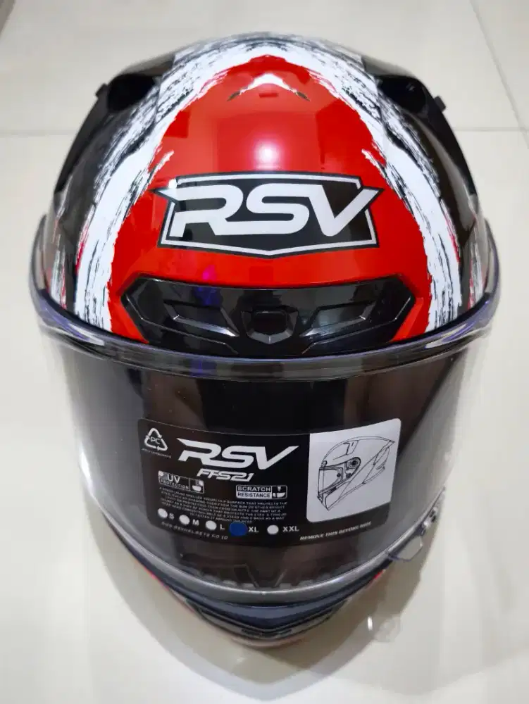 Helm RSV Full Face Milwaukee Special Edition Ukuran XL