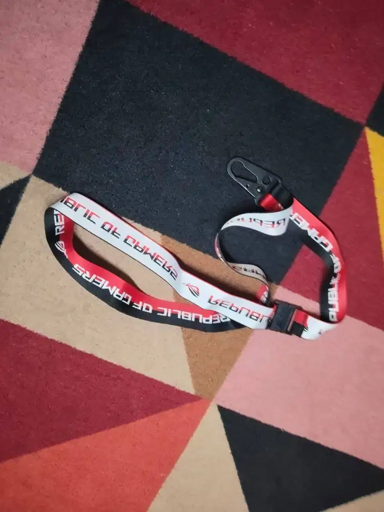 ASUS ROG Gantungan Lanyard / Gantungan Kunci Kartu ID Tali Serbaguna