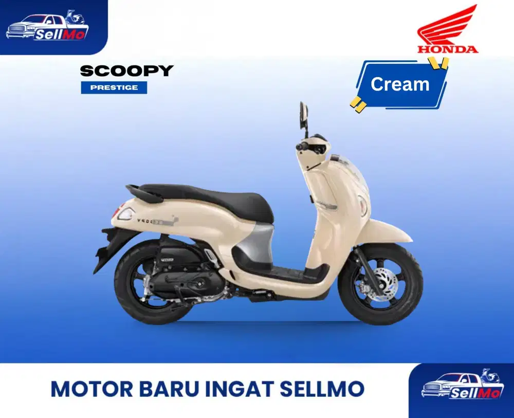PROMO MOTOR BARU HONDA SCOOPY FASHION DAN SCOOPY PRESTIGE STYLISH