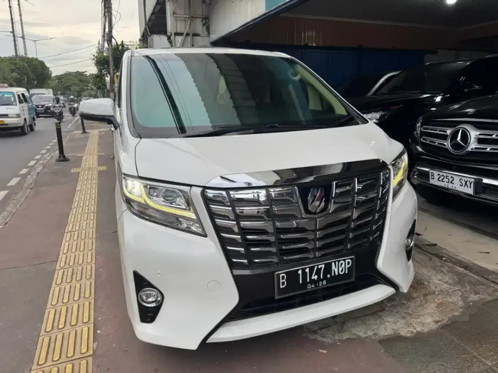 Toyota alphard 2016 AT G ATPM km 92 rb siap pakai