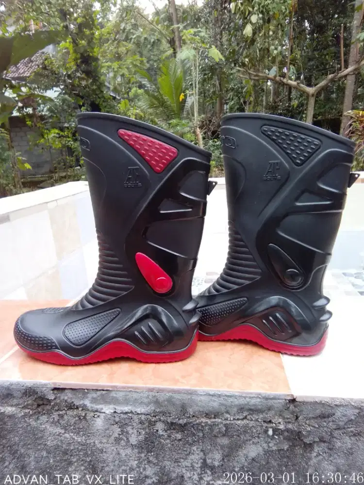 Sepatu boots merk AP Boots Moto