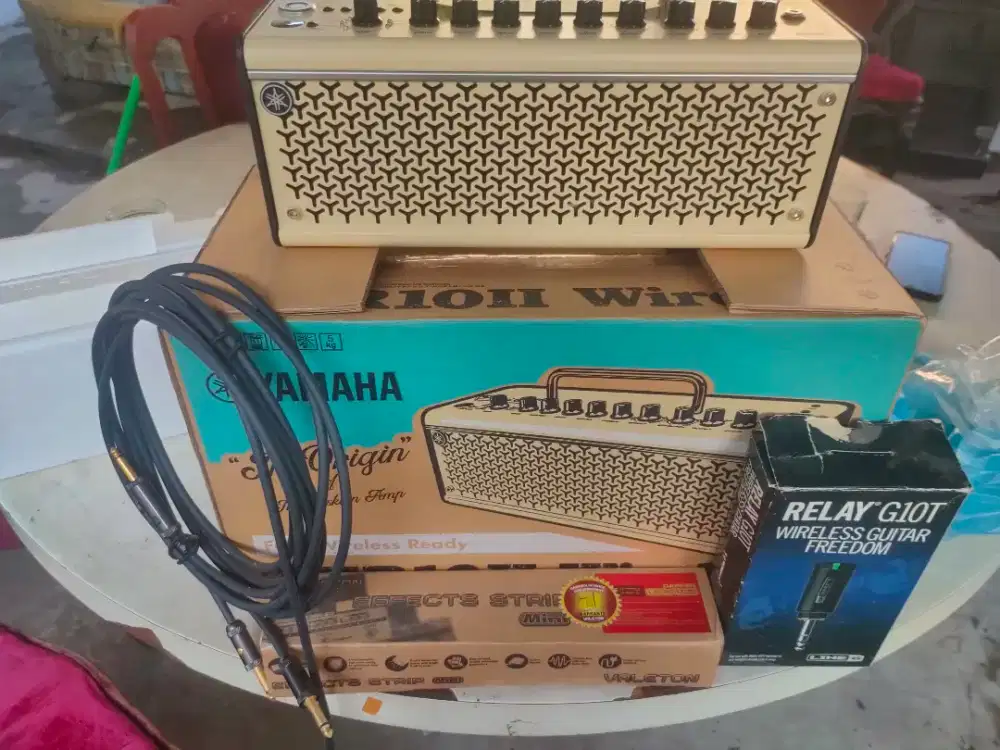 Yamaha thr10ii wireless.kabel jack dadario.relaygt10.valeton looper